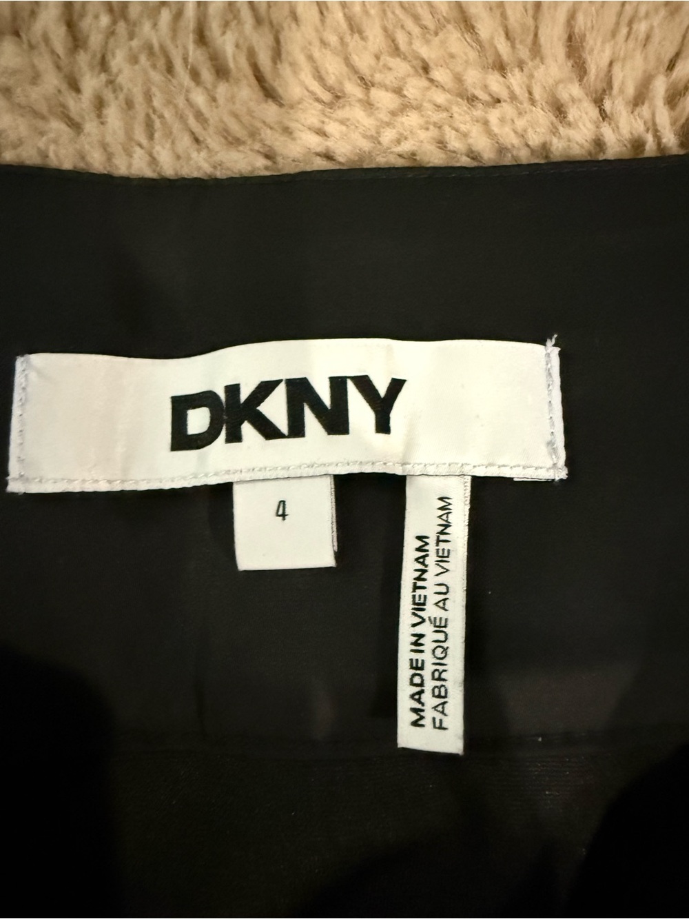 DKNY Black Fringe Sparkly Beaded Women's Skirt - Stylish Evening Wear NWT - Picture 4 of 7